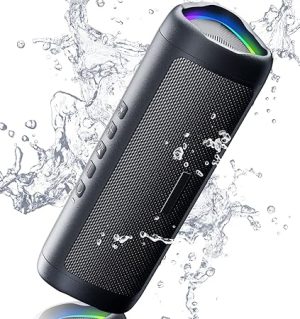 Bluetooth Speaker with HD Sound, Portable Wireless, IPX5 Waterproof, Up to 20H Playtime, TWS Pairing, BT5.3, for Home